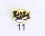 Ohrstecker-Flügel aus Edelstahl  - 10 St.