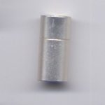 Magnetverschluß 8 mm mattsilberfarben