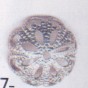 filigrane Perlkappe 9 mm silberfarben - 10 St.
