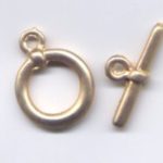 Knebelverschluss mattgold