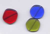 Böhmische Glasscheibe 19 mm , Ausverkauf - Abgabe nur solange Vorrat reicht