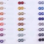 Glas-Wachsperlen 8 mm matt 25 Stück Dose- Ausverkauf, Abgabe nur solange Vorrat reicht