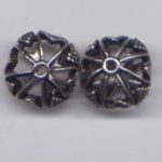 indische Perle 16 mm antiksilberfarben - Ausverkaufsartikel, Abgabe nur solange Vorrat reicht