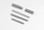 Bajonettverschluß 17,5mm lang, 2,2 mm Innendurchmesser, 3 mm Außendurchmesser mit Öse 5,4 cm