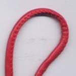 Kunstleder 5 mm rund genäht