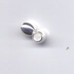 Oliven 5 mm versilbert - 10 St.