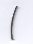 Röhrchen platinfarben 1,5 mm x 19,65 mm - 10 St.