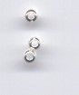 Metallperle 2,5 mm versilbert - 10 St.