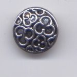 Metalldruckknopf Ornament für Double Beads Easy Button