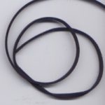 Textilband flach schwarz - Meterware