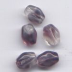 Glasperle 2-Ton lila ca. 10x8 mm Beutel mit 10 St., - Ausverkaufsartikel, Abgabe nur solange Vorrat reicht