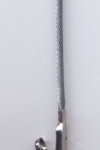 Krokodilklemme 26 mm mit Stahldraht 55 mm x 2 mm