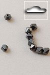 Magnetperle Doppelkegel 6 x 6 mm, 9 Stück - Lieferung solange Vorrat reicht