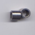 Edelstahl Großlochperle 9 x 10 mm