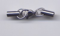 Karabiner mit Kappe 4 mm aus Edelstahl