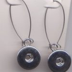 Ohrhänger Double Beads Easy Button - 1 Paar