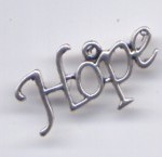 Metallanhänger ´Hope´
