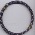 Aludraht Diamant schwarz 2 mm x 2 m - Ausverkaufsartikel, Abgabe nur solange Vorrat reicht