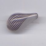 Hohlglastropfen 24 x 13 mm schwarz-weiß , Ausverkaufsartikel - Abgabe nur solange Vorrat reicht