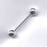 Piercingstift 19 mm/ 1,3 mm mit 6 mm Kugel