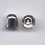 Endkappe 9 mm platinfarben - 2 St.