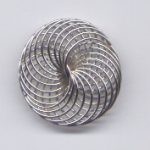 Metallspirale 20 mm platinfarben