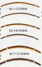 Steckverschluss für 1-3 Drähte