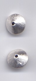 Diskus 12 mm versilbert, Ausverkauf - Abgabe nur solange Vorrat reicht