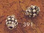 Metallzwischenteil - Olive Länge ca. 7,31 mm, Durchmesser ca. 5,3 mm altsilberfarben 10 St.