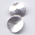 Kupfer Chips 6 mm versilbert - 10 St., Ausverkauf - Abgabe nur solange Vorrat reicht
