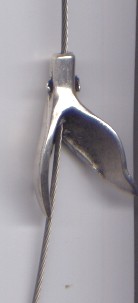 Metallzwischenteil Blatt 27 x 17 mm - fädelbar, antikplatinfarben