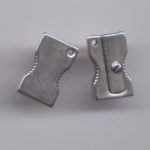 Metallanhänger Spitzer altplatinfarben - 2 St.