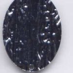 Strukturplatte Borke oval verspiegelt crystal 40x30 mm, Ausverkaufsartikel - Abgabe nur solange Vorrat reicht