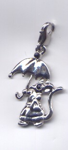 Anhänger Maus mit Schirm 30 mm