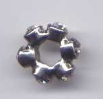 Metallperle altplatin cristall, Loch 5,0 mm