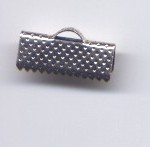 Bandverschluss altplatinfarben 10 mm
