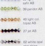 Swarovski Kristallschliffperlen Doppelkegel 4mm - Auslaufartikel, Abgabe nur solange Vorrat reicht