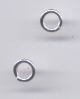 Ösen 5 mm aus Sterling-Silber - 10 St.