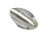 Silverfoil Glasperle Olive 14 x 25 mm - Ausverkaufsartikel, Abgabe nur solange Vorrat reicht