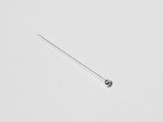 Kugelstifte 0,8 mm x 30 mm aus Sterling Silber 925 -