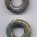 Keramikperlen Ring 27 x 8 mm - Ausverkaufsartikel, Abgabe nur solange Vorrat reicht