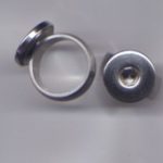 Ring 8 mm aus Edelstahl von Rico-Design für Double Beads Easy Button Druckknöpfe