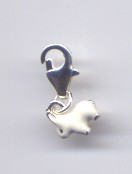 Mini-Charm Hase mit Karabiner - Ausverkaufsartikel, Abgabe nur solange Vorrat reicht