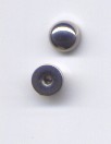 Halbkugeln 5 mm stahlfarben mit Gewinde für Piercingstifte, Stiftdurchmesser 1,6 mm
