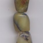 Opal gelb - Nugget ca. 12 x 10 mm