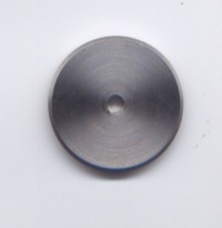 Scheibe 40 mm mit Innengewinde aus Edelstahl