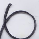 Silversilk aus Nylon flach 4,8 mm - Ausverkaufsartikel, Abgabe nur solange Vorrat reicht