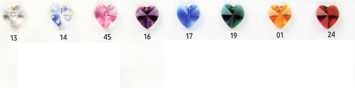 Swarovski Herzen -10,3 x 10 mm - Auslaufartikel, Abgabe nur solange Vorrat reicht