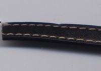 Kunstleder 100 x 10 mm - schwarz