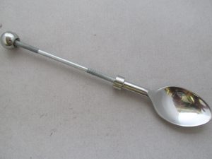 Teelöffel ca. 15 cm Kugel zum Abdrehen, Perllochdurchmesser 4 mm – Bild 2
